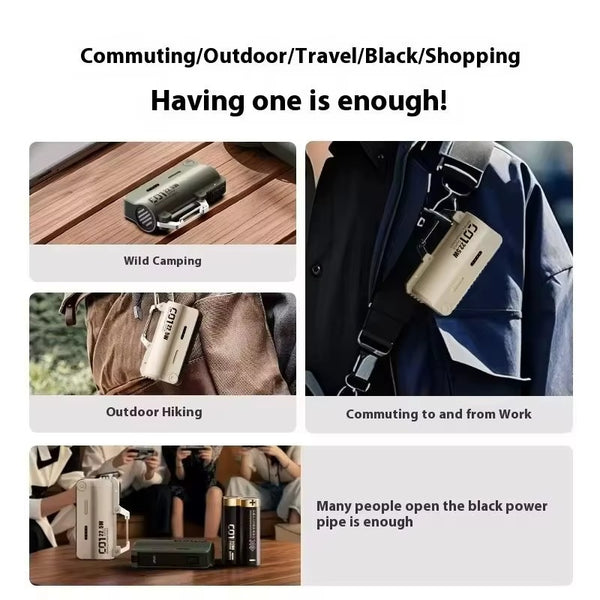 Outdoor Portable Mountaineering Buckle Power Bank