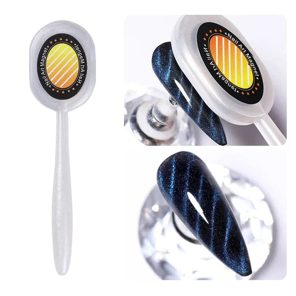 SearchFindOrder 08 Magnetic Cat Eyes Duo Nail Art Wand Dual-Headed Precision for Mesmerizing 3D Line and Strip Effects