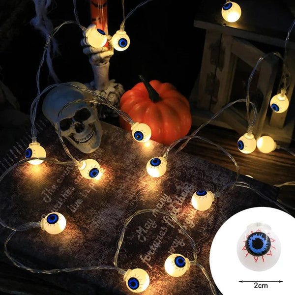 SearchFindOrder 1.5m Eyeball Halloween LED Light String