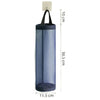 SearchFindOrder 1 blue Wall Mount Plastic Bag Holder for Home Grocery Storage, Hanging Trash Garbage Kitchen Organizer