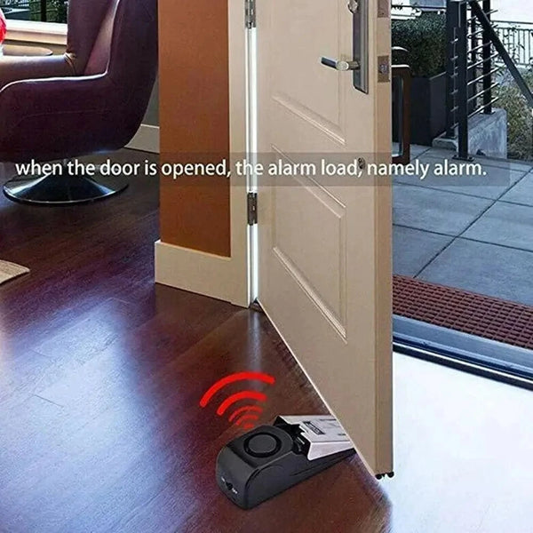 SearchFindOrder 1 PCS 125 DB Anti-Theft Security Door Stop Alarm Wedge Blocker