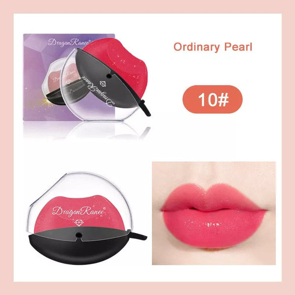 SearchFindOrder 10 color change Lip-shaped Kiss Velvet Lipstick Moisturizing, and Waterproof