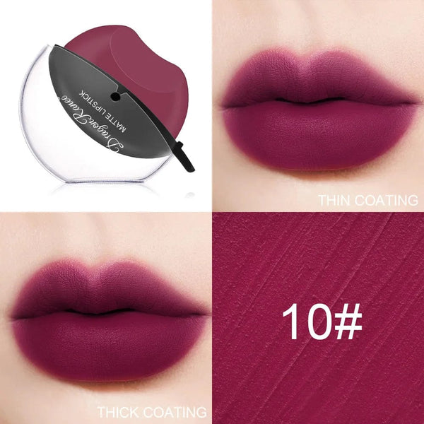 SearchFindOrder 10 matte Lip-shaped Kiss Velvet Lipstick Moisturizing, and Waterproof