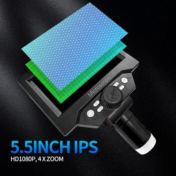 SearchFindOrder 1000X LCD Digital Microscope 10-1000X Magnifier with Stand