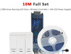 SearchFindOrder 10M Full Set / Cold White Dynamic Flow Wireless LED Strip Kit 10M/15M 24V DC, WS2811 2835SMD, 120Leds/M, IP30