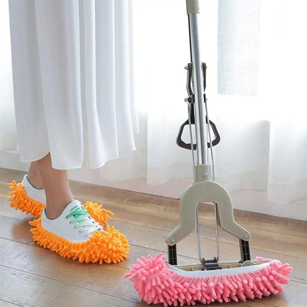 SearchFindOrder 10pcs As Shown Chenille Dust Mop Slippers
