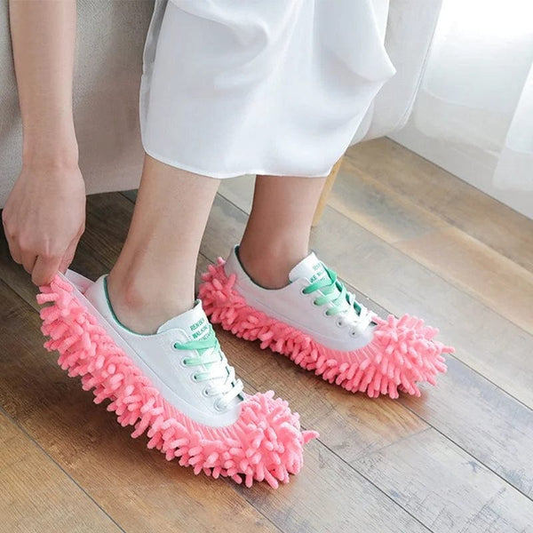 SearchFindOrder 10pcs As Shown Chenille Dust Mop Slippers