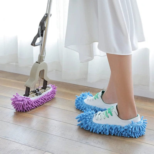 SearchFindOrder 10pcs As Shown Chenille Dust Mop Slippers