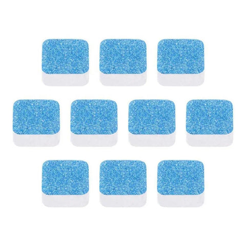 SearchFindOrder 10pcs Blue / CN Washing Machine Tank Cleaning Tablets
