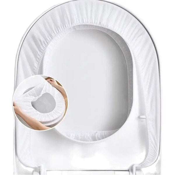 SearchFindOrder 10pcs white Hygiene Guard Travel Essentials 10-Pack Disposable Toilet Seat Covers