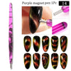 SearchFindOrder 14 Magnetic Cat Eyes Duo Nail Art Wand Dual-Headed Precision for Mesmerizing 3D Line and Strip Effects