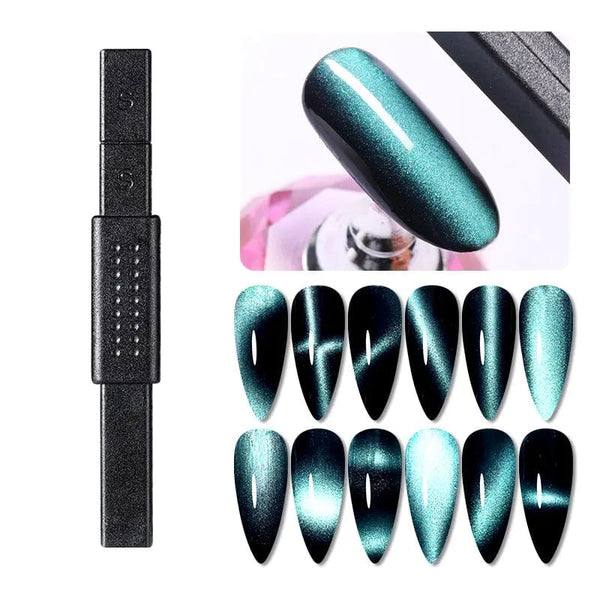 SearchFindOrder 15 Magnetic Cat Eyes Duo Nail Art Wand Dual-Headed Precision for Mesmerizing 3D Line and Strip Effects