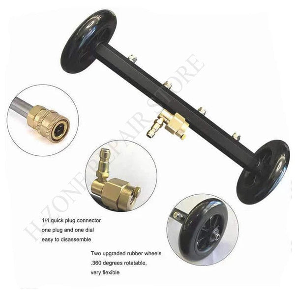 SearchFindOrder 16 Inch Electric Car Chassis Washer 5000 PSI High-Pressure Cleaner with 2 Extension Rods