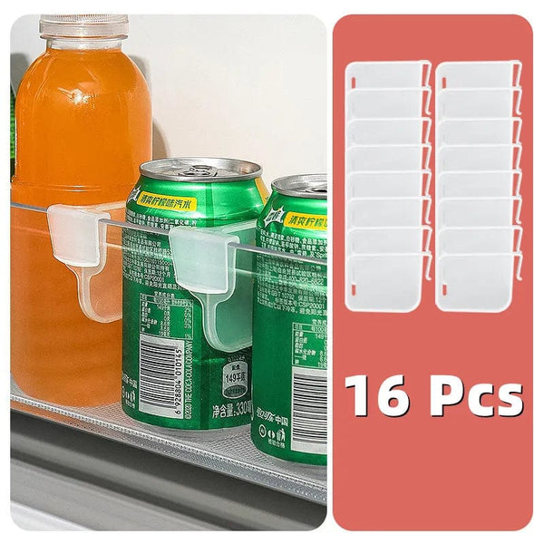 SearchFindOrder 16 Pcs / China 4/20pcs Fridge Organizer Adjustable Plastic Dividers for Kitchen Storage