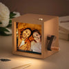 SearchFindOrder 16P Beech with light Hand-Cranked Photo Flipbook Box