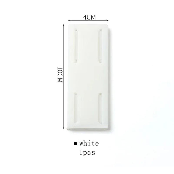 SearchFindOrder 1PC White Self-Adhesive Power Socket Organizer