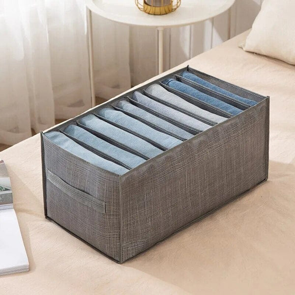 SearchFindOrder 1PCS 9-Compartment Wardrobe Clothes Organizer Smart, Durable, and Space-Saving