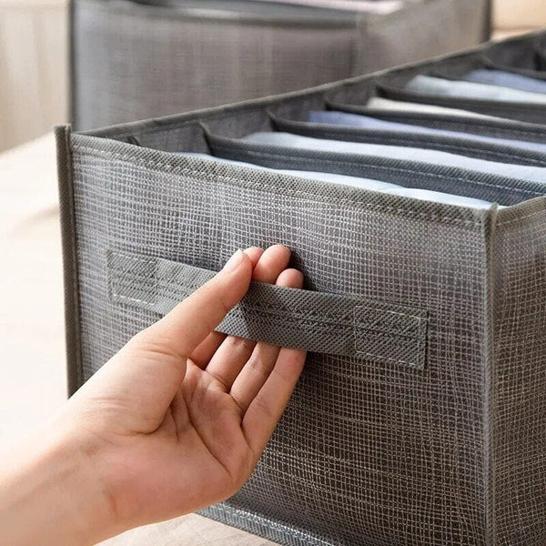 SearchFindOrder 1PCS 9-Compartment Wardrobe Clothes Organizer Smart, Durable, and Space-Saving