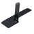 SearchFindOrder 1Pcs Metal Black Sleek Fold Metal Mobile Phone Holder Stand