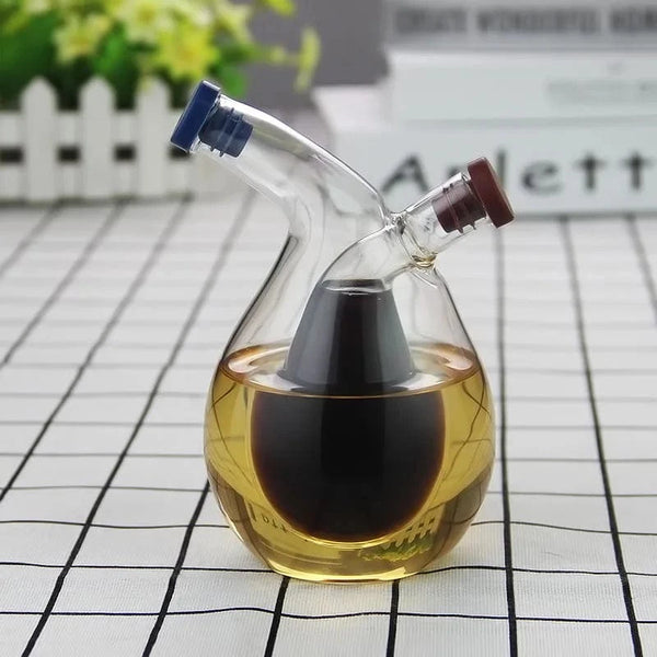 SearchFindOrder 2-in-1 Double Layer Glass Bottle Dispenser