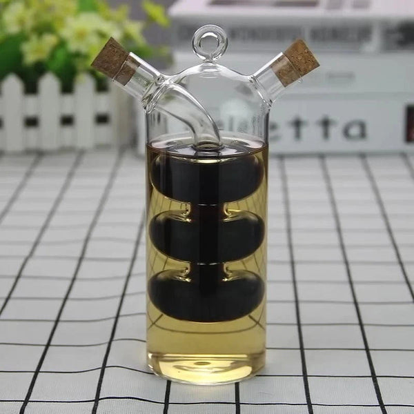 SearchFindOrder 2-in-1 Double Layer Glass Bottle Dispenser