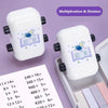 SearchFindOrder 2-in-1, Multiplication, Addition, Subtraction and Division Smart Stamp Set for Kids