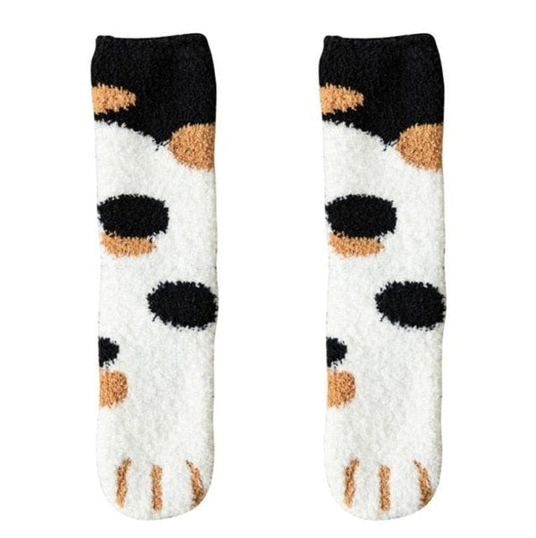 SearchFindOrder 2 Pairs of Cozy Thick and Warm Coral Fleece Tube Socks