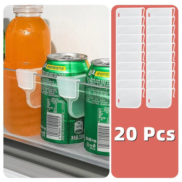 SearchFindOrder 20 Pcs / China 4/20pcs Fridge Organizer Adjustable Plastic Dividers for Kitchen Storage