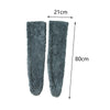 SearchFindOrder 21cmx80cm Dark / One Size Fuzzy High Over Knee Socks