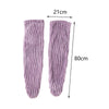 SearchFindOrder 21cmx80cm Purple / One Size Fuzzy High Over Knee Socks