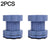 SearchFindOrder 2PCS Adjustable Height Universal Washing Machine Foot Pads, Refrigerator Base Anti-Vibration Non-Slip Support Stands