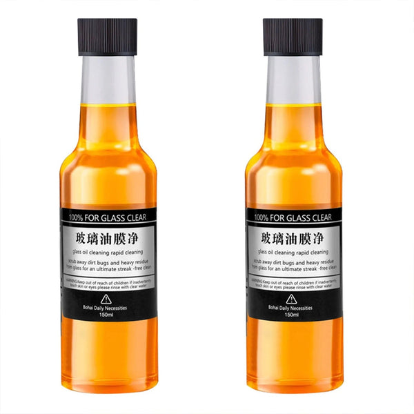 SearchFindOrder 2pcs Car Windshield Glass Oil Film Remover