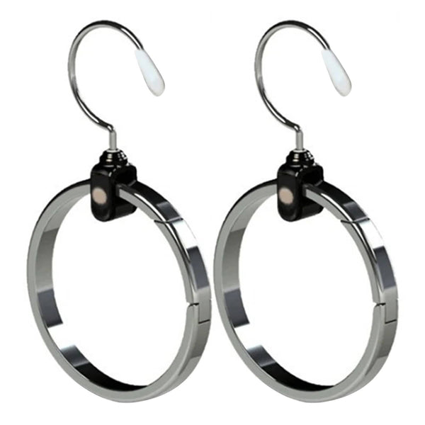 SearchFindOrder 2PCS Circle Multipurpose Clothes Hanger