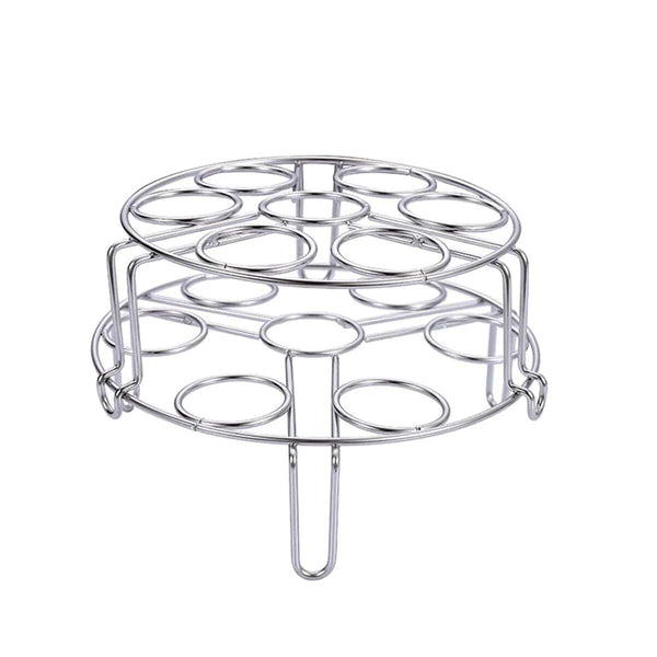 SearchFindOrder 2Pcs Egg Stack Pro Stainless Steel Multifunction Steaming Rack