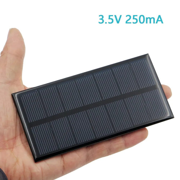 SearchFindOrder 3.5V250mA Solar Panel Charger 3V-250mA Polycrystalline Silicon DIY