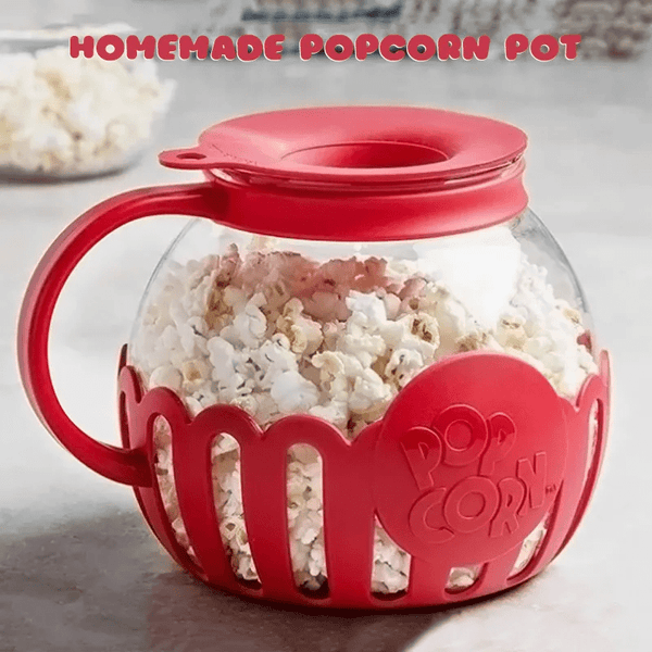 SearchFindOrder 3-in-1 Microwave Popcorn Popper Precise Kernel Measurement, Butter Melting, and BPA-Free Design
