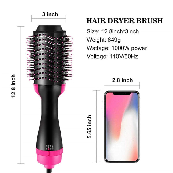 SearchFindOrder 3-in-1 Pro Hair Styler Dryer, Straightener & Curler Comb