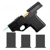 SearchFindOrder 3 Magazine Black Gun Shape Secret Storage Jet Flame Lighter