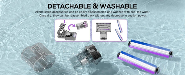 SearchFindOrder 313-smart High-Efficiency UV Mattress Vacuum Cleaner with HEPA Filter, 600W Suction & High-Temperature Drying