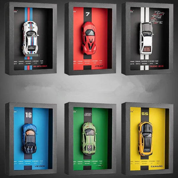 SearchFindOrder 3D Alloy Metal Racing Car Photo Frame