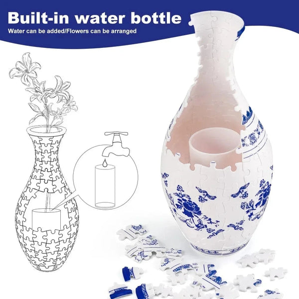 SearchFindOrder 3D Puzzle Vase