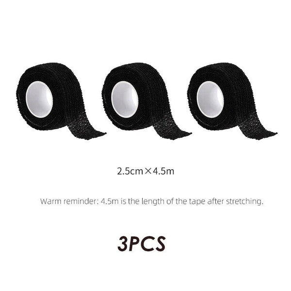 SearchFindOrder 3Pcs Black Self Adhesive Furniture Guard Pro Shield Chair Leg Protectors Tape