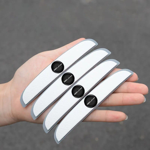 SearchFindOrder 4 Pcs White Beijing Car Guard Door Edge Protection Strip
