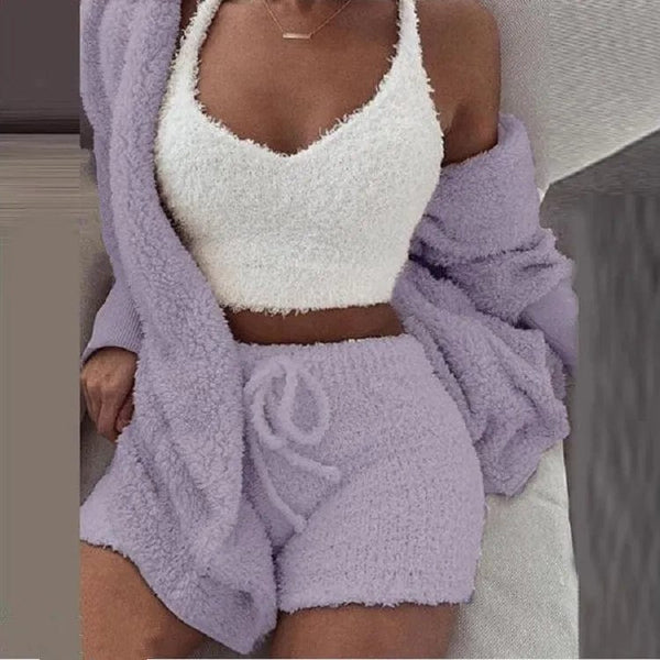 SearchFindOrder 4 / S 3 PCS Cozy Women's Pajamas