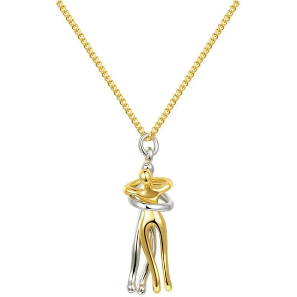 SearchFindOrder 47cm S Pendant 1 Exquisite Couple's Hugging Pendant Necklace