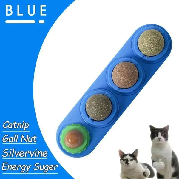 SearchFindOrder 4PCS Blue Natural Catnip Toys