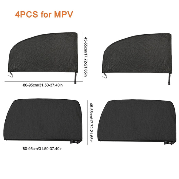 SearchFindOrder 4pcs for MPV Car Window Screen Door Covers