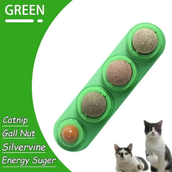 SearchFindOrder 4PCS Green Natural Catnip Toys