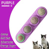 SearchFindOrder 4PCS Purple Natural Catnip Toys