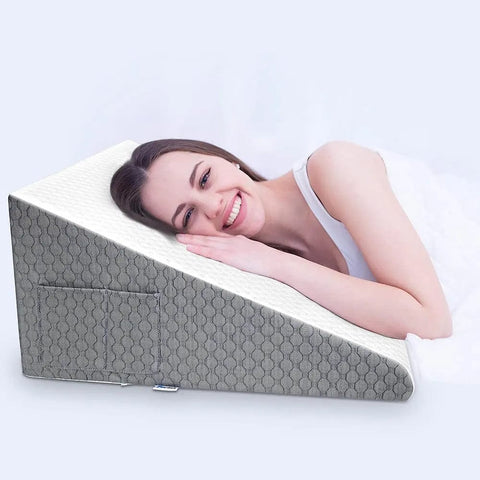SearchFindOrder 50x50x26 / WHITE Wedge Memory Foam Pillow
